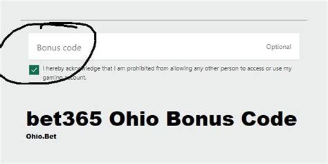 bet365 ohio bonus code|Ohio Early Sign.